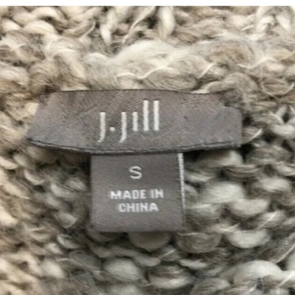 J. Jill Wool & Alpaca Blend Knit Sweater - Picture 3 of 6